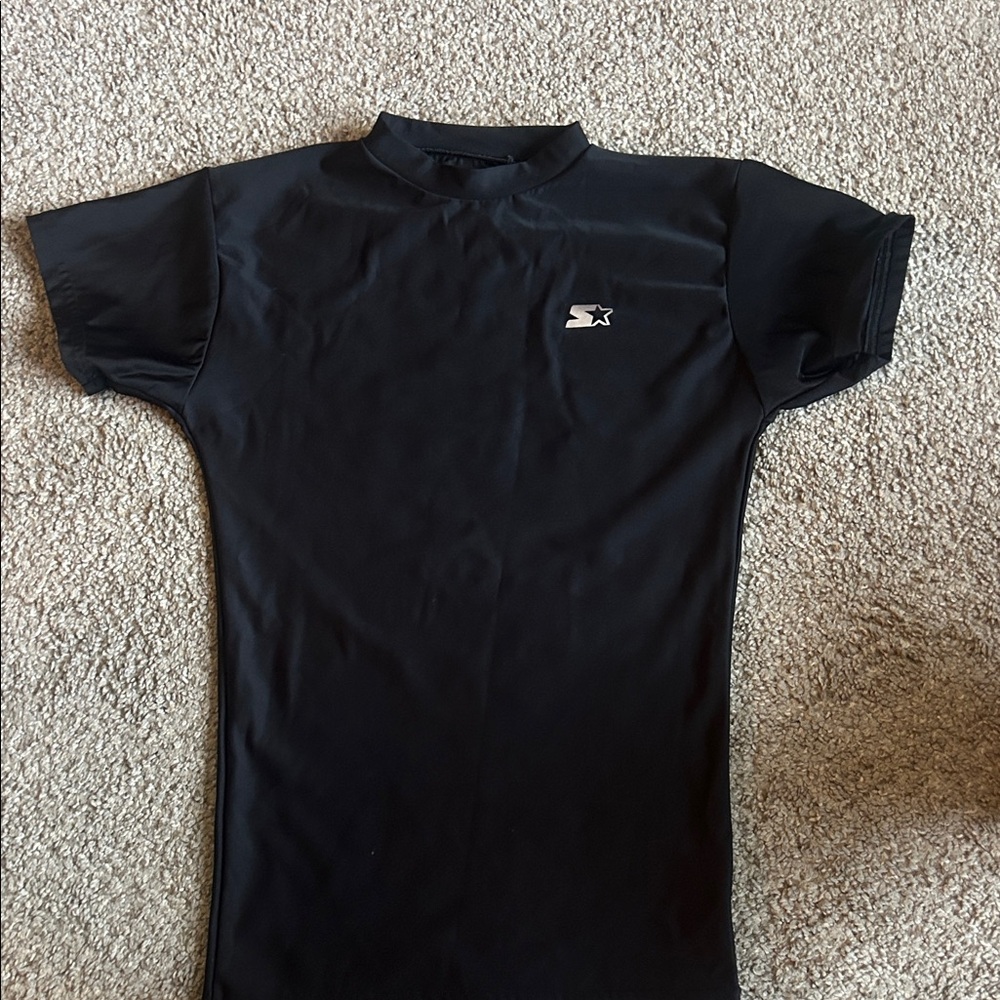 STARTER Men's Black Rash Guard